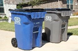 CWD trash and recycling carts