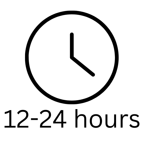 12 - 24 Hours Clock Icon