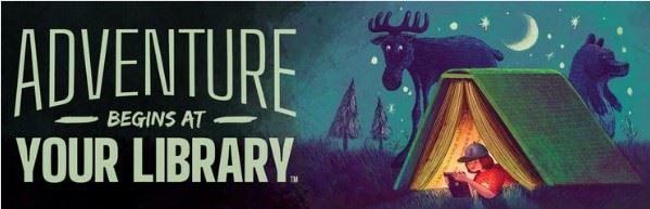 Adventure begins at your library Banner